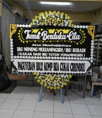 Papan Bunga di Depok