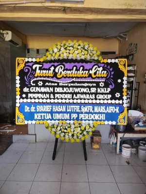 Papan Bunga di Depok